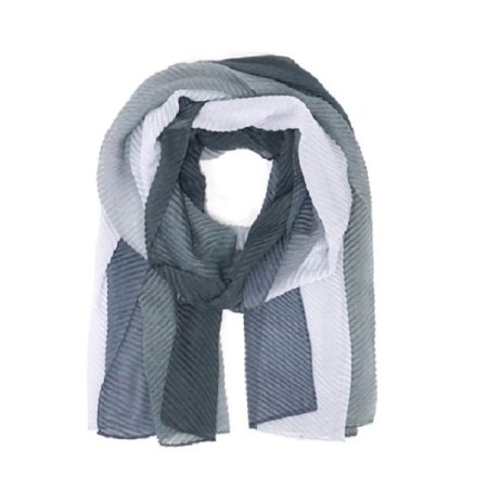 AT컬러 그라데이션 주름스카프 3종