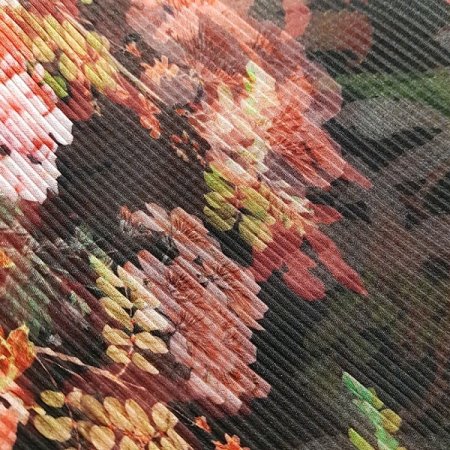 AT 퓨리 플라워 롱주름 스카프 2종