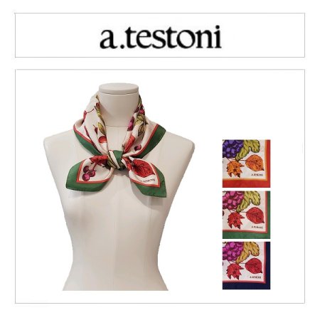 AT우바멜라 실크 미니 스카프 3종