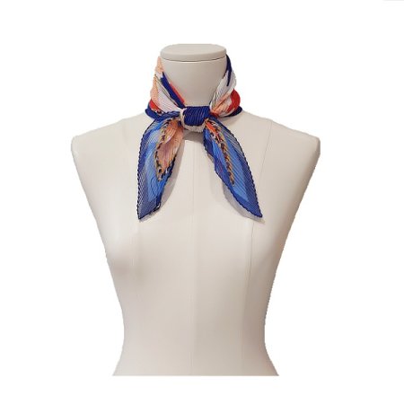 AT나인플라워 미니 주름스카프 3종