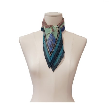 AT나인플라워 미니 주름스카프 3종