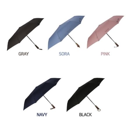 보그2단58네츄럴솔리드 자동우산 5종