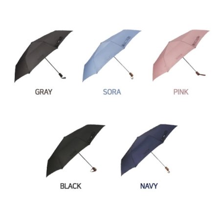 보그3단58네츄럴 솔리드 우산 5종