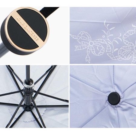 LQ3단슬림 리본자수패턴 우양산2종