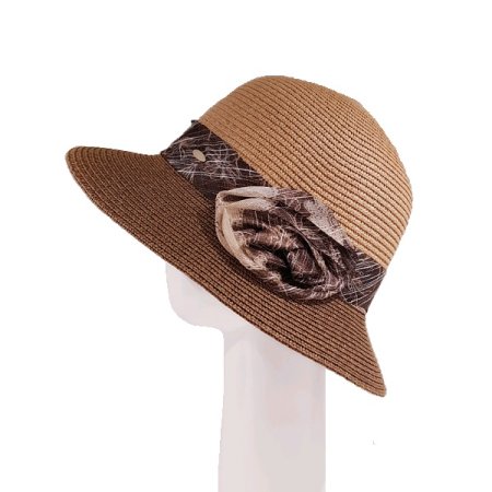 조지가스파 여성 꽃 비치 햇