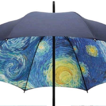 조지가스파반고흐이중지별이빛나는밤장우산