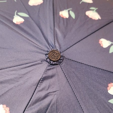 3단슬림플라워마켓에코백암막코팅우양산3