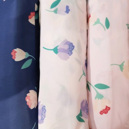 3단슬림플라워마켓에코백암막코팅우양산3