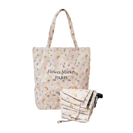 3단슬림미니플라워에코백암막코팅우양산3