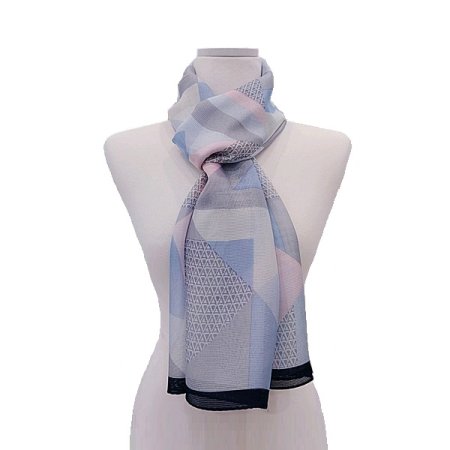 카노 블럭 실크 스카프 3종 택1