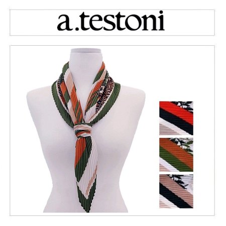 문트 미니 직수입 주름스카프 3종택1