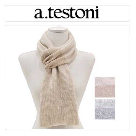 AT케일리 끼움 캐시미어 머플러 2종