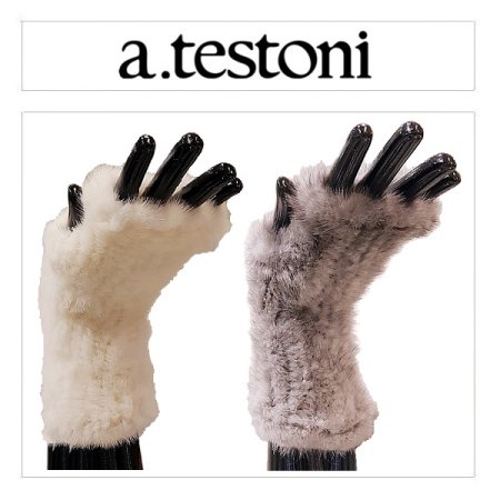 AT 밍크 니팅 장갑 2종 택1