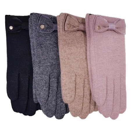 LQ레아 리본 여 모직 장갑 4종