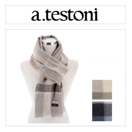 AT파머스체크 캐시미어머플러 2종