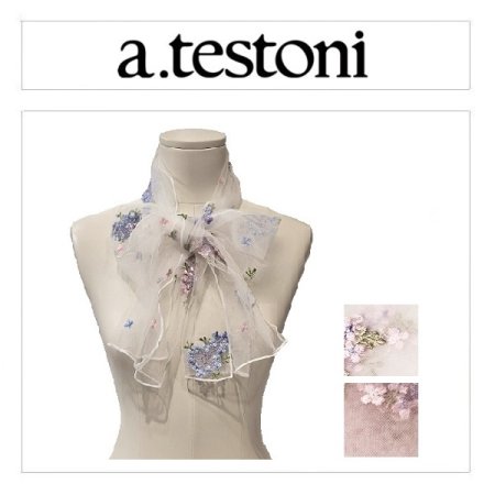 AT 라온 플라워 스카프 2종