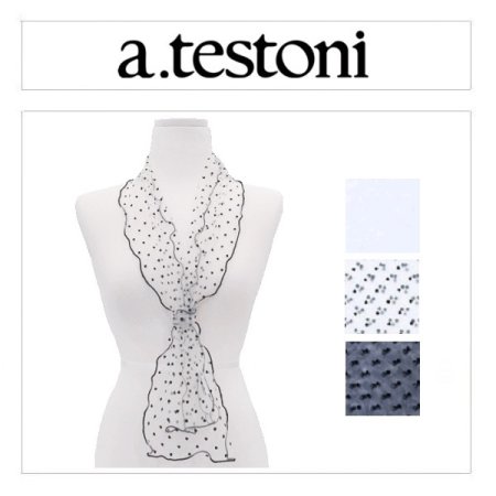 AT 미니 하트 레인 스카프 3종