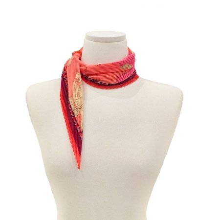 AT 루이 플라워미니 주름 스카프3종