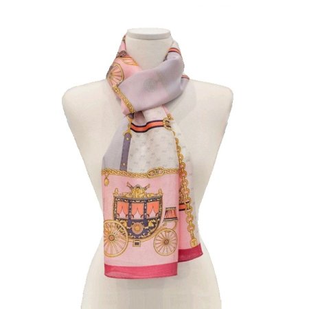 AT 벨로 롱 실크 스카프 2종