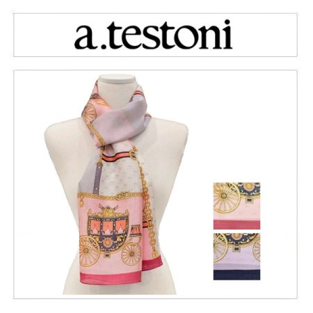 AT 벨로 롱 실크 스카프 2종