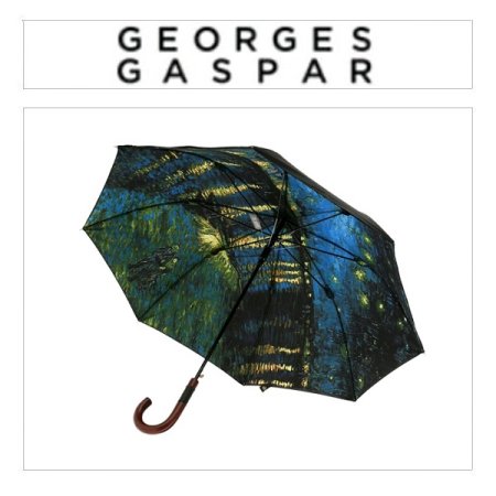 조지가스파반고흐론강의별이빛나는밤장우산