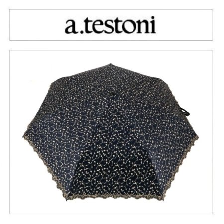 AT 3단 슬림 코지 잔꽃코팅 우양산