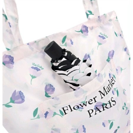 3단슬림플라워마켓에코백암막코팅 우양산