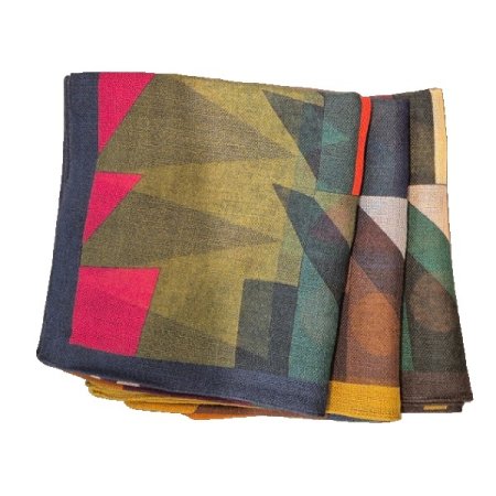 빅스 블럭 모 정사각 스카프 2종택1