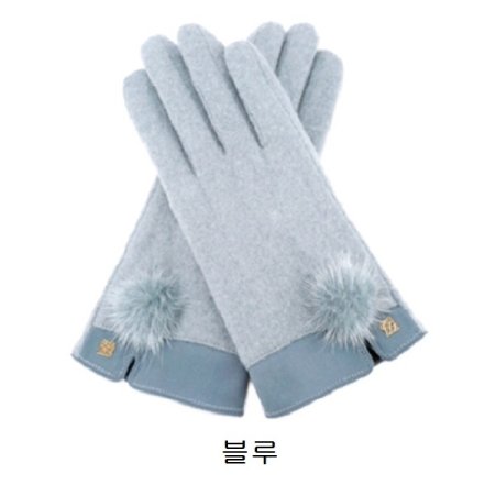미니 밍크 여성 모직 장갑 6종 택1