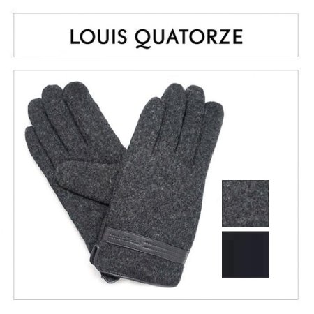 심플 가죽띠 남 모직 장갑 2종 택1