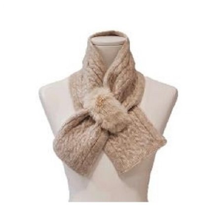 페이크 꽈베기 니트 머플러