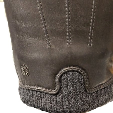 시보리 포인트 남성 가죽 장갑