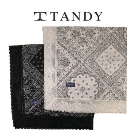 TD 페이즐리 에티켓 손수건2종택1