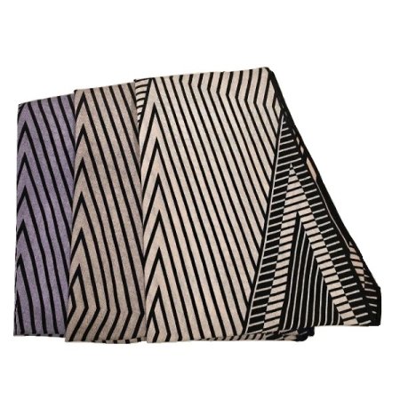 TD 라인 마름모 양면스카프3종택1