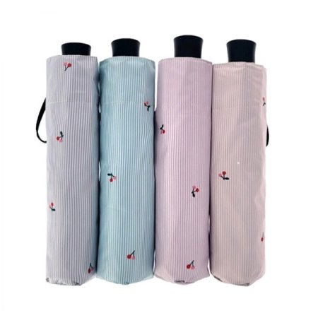 3단슬림 체리스트라이프암막코팅 우양산