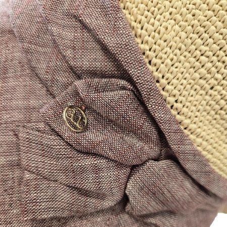 AT 린넨 코사지 햇 2종 택1