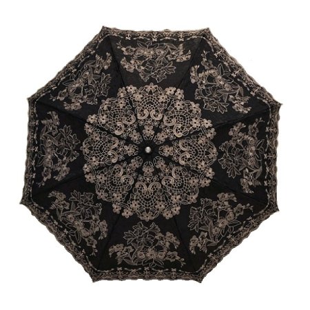 자가드 로얄 플라워 양산 BK