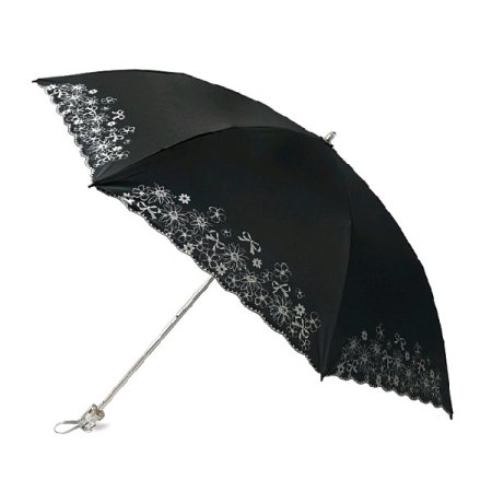 AT 실크 리본꽃 코팅 양산 2종