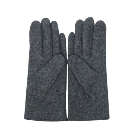 LQ 핀턱 로고 여성 모직 장갑