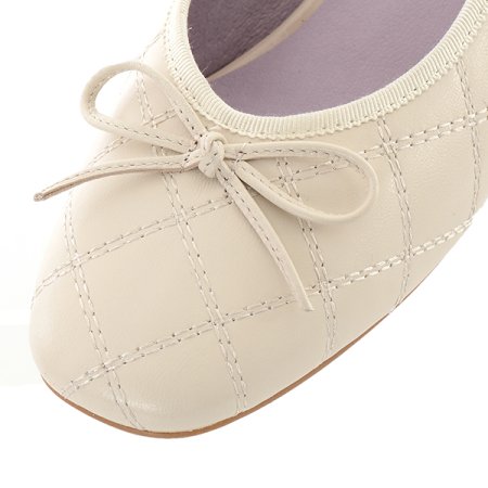 여성 리본장식 6CM 펌프스