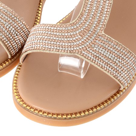 여성 4cm보석 샌들