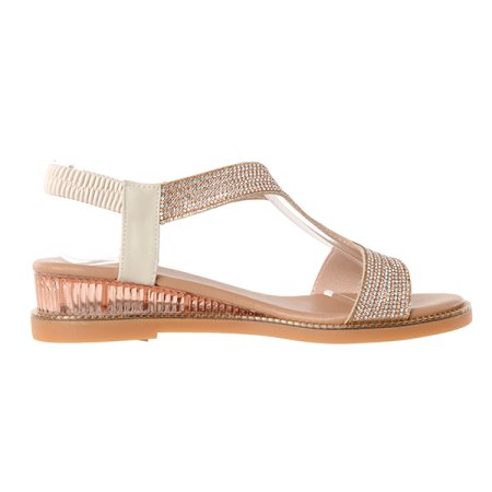 여성 4cm보석 샌들