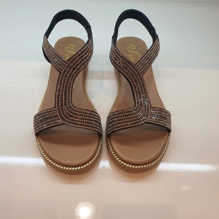 여성 3CM보석샌들