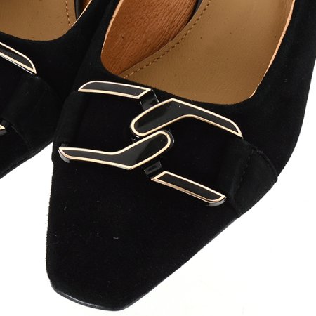 여성 5CM 쎄무 펌프스