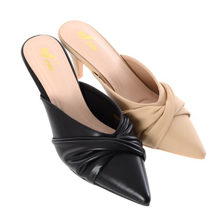 여성 7CM 블리퍼 뮬