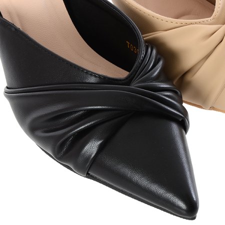 여성 7CM 블리퍼 뮬