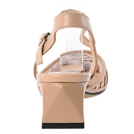 여성4CM 망사 샌들 펌프스