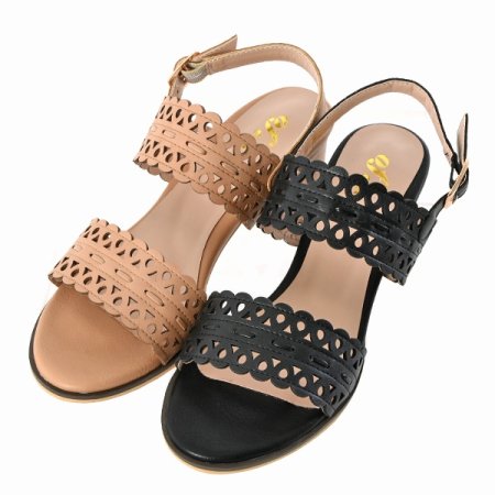 여성5CM 미들힐 샌들