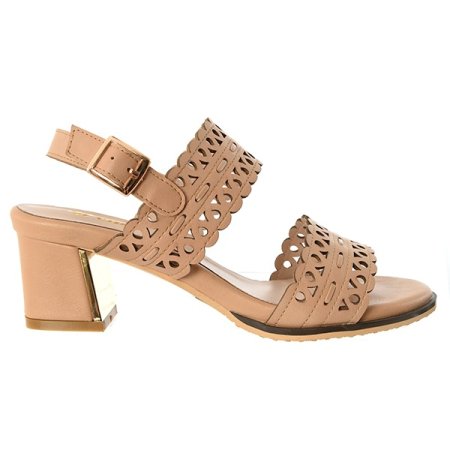 여성5CM 미들힐 샌들