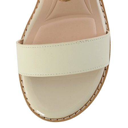 여성 웨지굽 보석 샌들